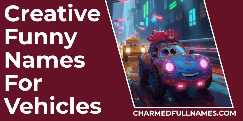 Creative Funny Names For Vehicles