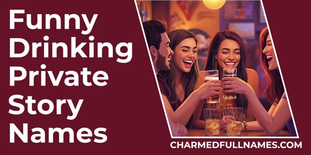 Funny Drinking Private Story Names