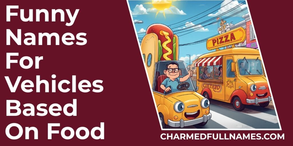 Funny Names For Vehicles Based On Food