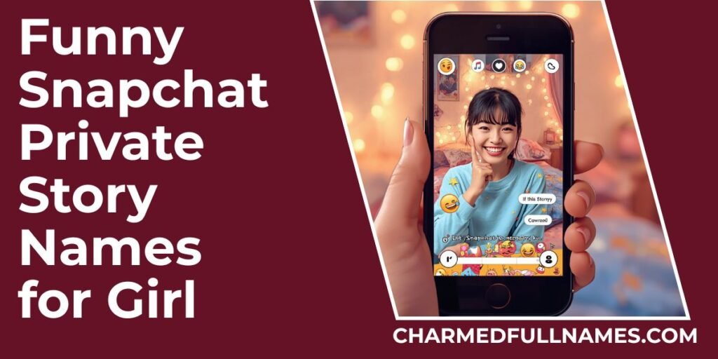 Funny Snapchat Private Story Names for Girl