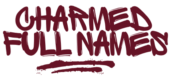 Charmed Full Names